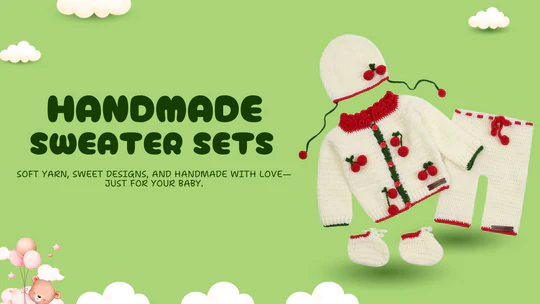 Timeless Hand-Knitted Warmth for Babies